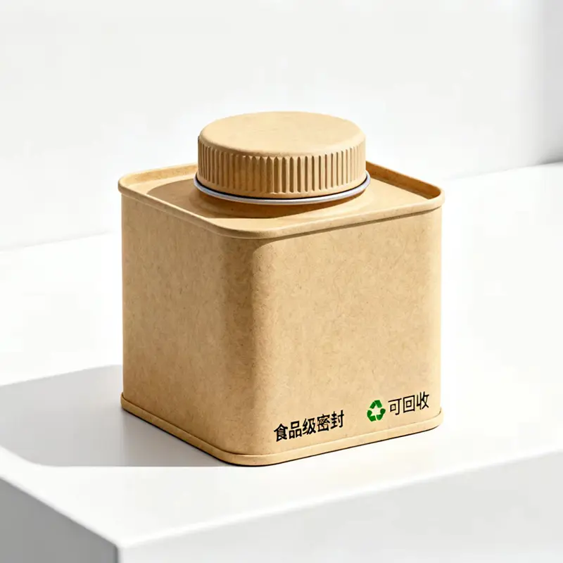 Latas de papel para vedação de qualidade alimentar